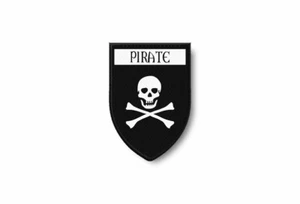 AUFNÄHER AUFNÄHER EMBLEM AUFBÜGELN AUFKLEBER DRUCK FLAGGE Weltwappen Piratenschädel - Bild 1 von 1