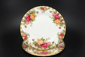 Royal Albert Old Country Roses BREAD PLATE 6.25” Set of 2 England Vintage o - Picture 1 of 10