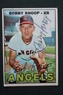 Los Angeles Angels Star Bobby Knoop Signed Autographed 1967 Topps Baseball Card!