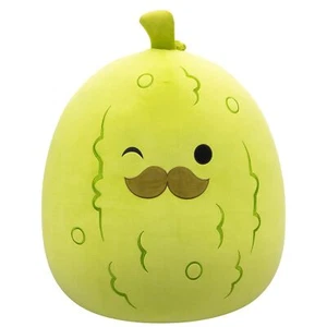 Squishmallows Original 24-Inch Charles Pickle with Mustache - Official Jazwar... - Picture 1 of 9