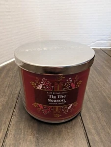 2021 Bath & Body Works 3-Wick Tis The Season- 14.5 Oz. - Picture 1 of 4