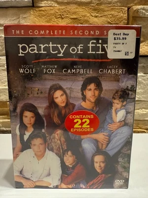 Party Of Five The Complete 2nd Season 22 episodes on 5 Discs CC New & Sealed DVD - Image 1 of 3