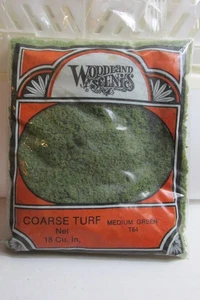 Woodland Scenis Coarse Turf Medium Green  Free Shipping - Picture 1 of 3