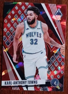 2023-24 Panini Phoenix Red Ice #165 Karl-Anthony Towns Minnesota Timberwolves - Picture 1 of 3