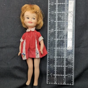 Vintage Deluxe Lesepuppe zum Patent angemeldet Penny Brite 8,5 Zoll Original Kleid 60er Jahre - Bild 1 von 9