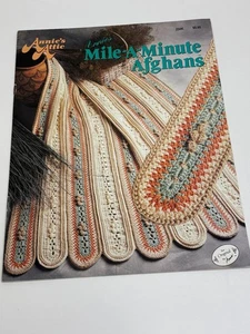 Annie's Attic Mile A Minute Afghans Crochet Pattern 234K - Picture 1 of 5