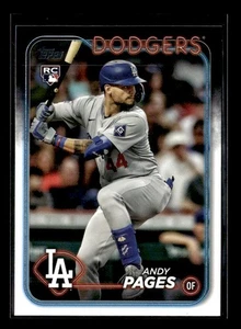 2024 Topps Update #US221 Andy Pages Rookie Los Angeles Dodgers - Picture 1 of 2