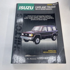 1981-91 ISUZU Amigo Impulse Rodeo Trooper 4WD CHILTON Reparaturanleitung 36150 (8069) - Bild 1 von 16