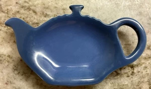 Le Creuset Porta bustine da tè in gres, 5", blu NUOVO con etichetta L6 - Foto 1 di 3