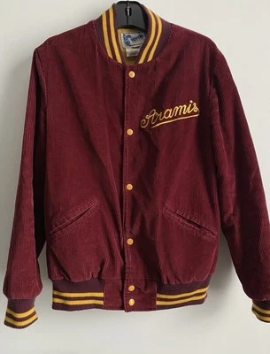 VTG TOTEM MEN VARSITY CORDUROY BOMBER JACKET SIZE L Foto 1 de 4