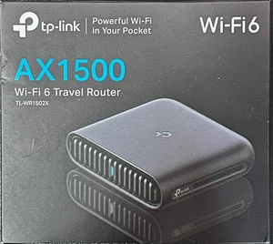 TP-Link TL-WR1502X AX1500 WiFi 6 Travel Router – Portable Dual-Band Wireless Hot - Picture 1 of 1
