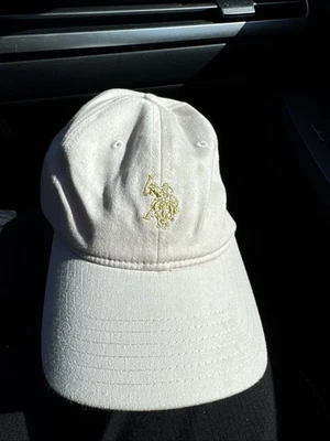 Gorra de béisbol con logotipo de Polo Assn de EE. UU. 100 % algodón empaquetable con tirantes rosa liso Foto 1 de 4
