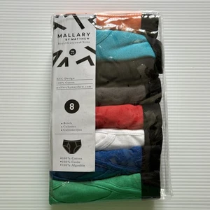 Mallary By Matthew Boys Underwear Colorful Briefs Tagless XXL (14-16) Cotton NEW - Picture 1 of 4