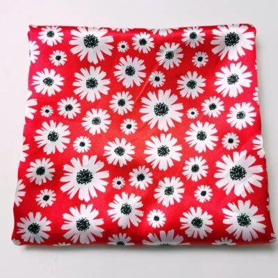 Tela satinada margarita suave forro material Charmeuse de 1 yarda X 1,48 metros Foto 1 de 4