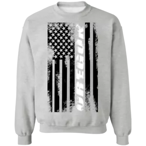 Sudadera cuello redondo con bandera estadounidense de Oregon - Imagen 1 de 6