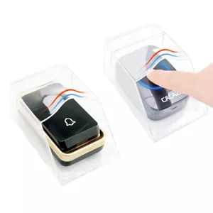 Waterproof Doorbell Cover doorbell Not Included Transparent Rainproof Wireless - Picture 1 of 9