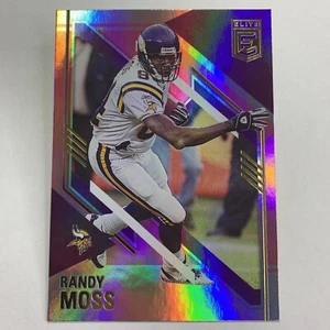 Panini Donruss Elite 2021 fútbol americano Randy Moss rosa paralelo #47 vikingos - Imagen 1 de 3