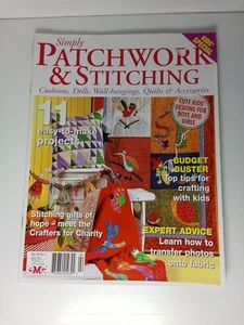 Vintage Simply Patchwork And Stitching Magazine Vol 10 #2 Cursions Dolls Quilts - Picture 1 of 3