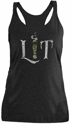 Camiseta sin mangas Lit Sage para mujer divertida Halloween pagana brujería tanques bruja Prendas para el torso Wicca Foto 1 de 4