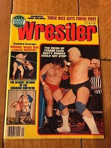 1978 WRESTLER THE MAGAZINE DUSTY RHODES ANDRE THE GIANT GRAHAM BROTHERS BRAVO - Picture 1 of 2