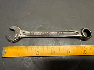Vintage Indestro 01073 1/2"" 12 Punkt Kombinationsschlüssel! Schöne Form! USA! - Bild 1 von 8