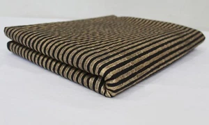 Print_1720 Black Gold Dressmaking Curtain making Robes making Cotton 10 YD Fab - Picture 1 of 7