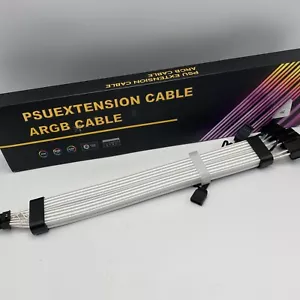 *SAMA PCI-E 5.0 GPU PSU ARGB Cable 12+4pin to 3ÔøΩ8PIN 12VHPWR Sleeved - Picture 1 of 7