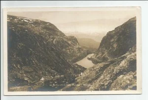 Seljestadjuvet Roldal Norge Postkarte Echtfoto RPPC Die alte Straße Norwegen - Bild 1 von 2