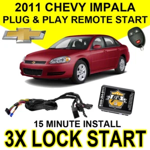 2011 CHEVY IMPALA V6 PLUG & PLAY REMOTE START SYSTEM EASY INSTALL CHEVROLET GM - Bild 1 von 1