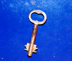 Antique Corbin Double-Bit Trunk or Padlock Skeleton Key #4j - pat'd 1887
