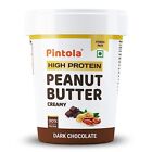 Pintola High Protein Peanut Butter, Dark Chocolate Creamy Pack Of 1kgm