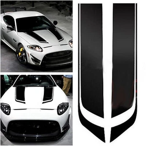 Universal Car Truck Hoods Stripe Sticker Car-Styling Racing Bonnet Vinyl Decals - Picture 1 of 7