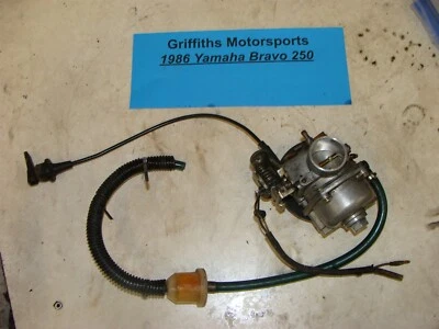 1986 Yamaha Bravo BR250 80V oem KEIHIN carb carburetor Japan choke cable plunger - Image 1 of 4
