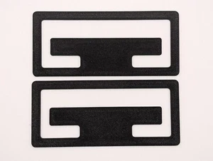2x IKEA Schottis Blind Clips Compatible Black Replacement Pleated Shade Parts - Picture 1 of 6