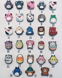 Squishmallow Animals Croc Charms YOU CHOOSE! - Picture 1 of 1