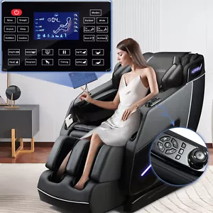 HOMASA 4D Massage Chair Zero Gravity Full Body SL Track Shiatsu Recliner Chair - Picture 1 of 12