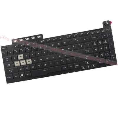 US Backlit Black Keyboard For ASUS TUF Gaming F15/FA506/FX506/FA506Q/FX506L - Image 1 of 4