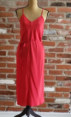 Vestido y chaqueta Espresso Moda Intl vintage años 90 rojo poliéster talla 10 Foto 1 de 4