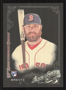 2015 Topps Allen & Ginter X BRYCE BRENTZ Black card BOSTON RED SOX #300 - Picture 1 of 2
