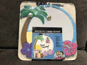 Nuevo en paquete placa combinada magnética/espuma redonda Aloha Dudes con imanes y marcador - Imagen 1 de 10