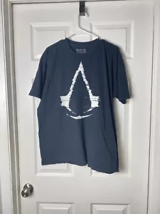 T-shirt nera con logo Assassins Creed Brotherhood taglia XL 2011 Ubisoft - Foto 1 di 3