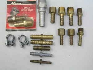 17pcs Hose Fittings Lot, Hose to Hose, Hose to NPT Thread - Picture 1 of 4