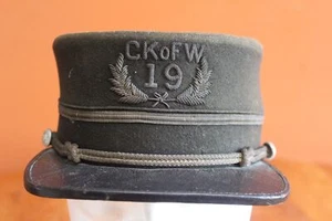 Antique M.C. Lilley Co. Knights of St. John Uniform Hat C K of W 19 1884-1920 - Picture 1 of 12