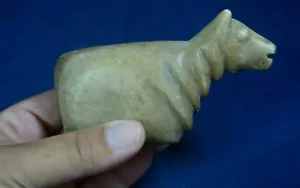 Peruvian inca Ritual Conopa llama Offering carved in limestone - Picture 1 of 11