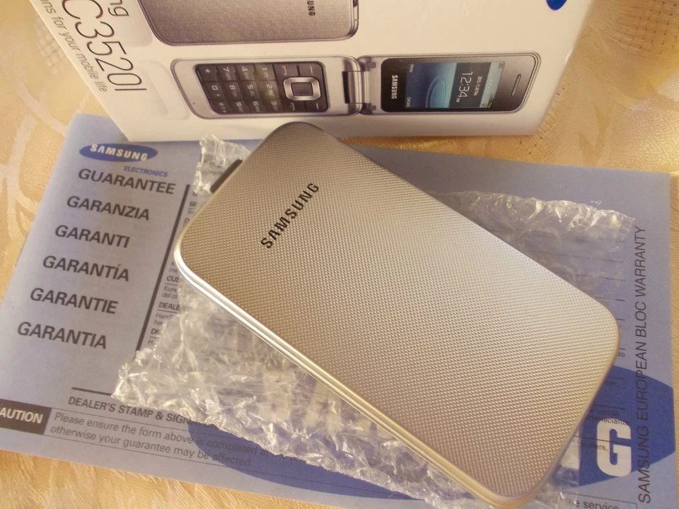 SAMSUNG C3520i C3520  ORIGINALE  NUOVO CONFEZIONE ORIGINALE - ANCHE C3590 C3595 - Immagine 1 di 4