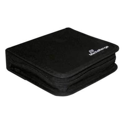 CD DVD Blu-ray Tasche schwarz für 24 CD´s Aufbewahrungstasche Mappe Etui Archiv - Bild 1 von 3