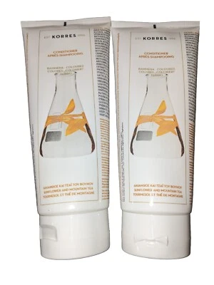 Korres Acondicionador Girasol y Montaña Té 2x 200ml Nuevo-Envío Gratis  Foto 1 de 3