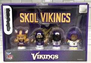 Fisher Price  Little People Minnesota Vikings 4 Pack NFL Collectors Series 1 - Picture 1 of 6