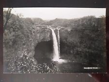 RPPC - Rainbow Falls, Wailuku River State Park, HI - 1918-30, Rough Edges