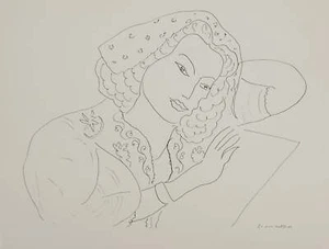 Henri MATISSE: Einsame Träume, Lithographie signiert - Bild 1 von 5